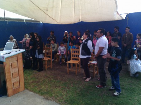 culto en la iglesia piedra angular,en tultepec